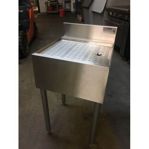 Krowne 21-GS18 18" Drainboard 18"W x 20"D W/ 4.5" Backsplash, Free Standing