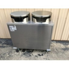 DELFIELD MOBILE PLATE DISPENSER MODEL# CAB2-1450ET, HEATED DELFIELD MOBILE PLATE DISPENSER MODEL# CAB2-1450ET, HEATED