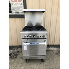 IMPERIAL 4-BURNER RANGE, CONVENTIONAL OVEN BASE, MODEL IR-4 IMPERIAL 4-BURNER RANGE, CONVENTIONAL OVEN BASE, MODEL IR-4